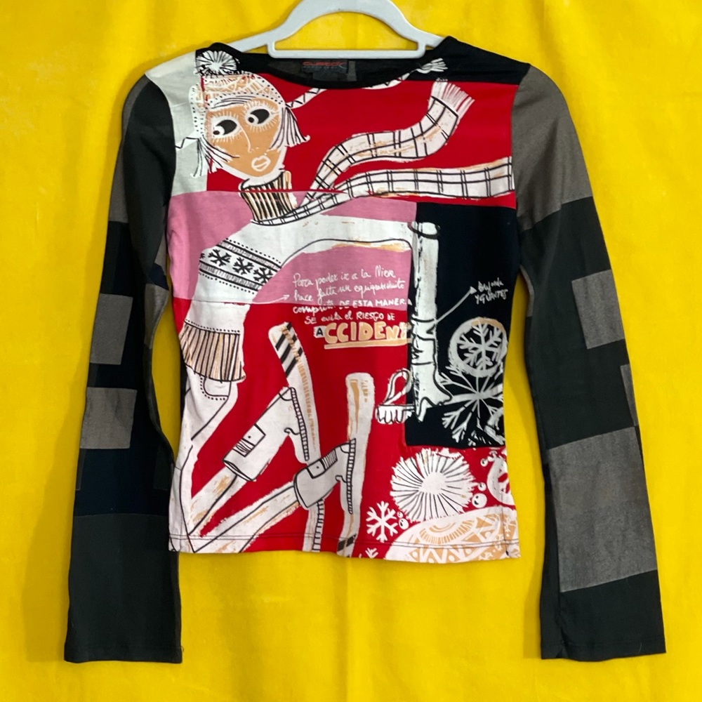 Custo Barcelona Cotton Long Sleeve Top